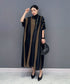 Wave Line Relax Long Dress
